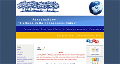 Desktop Screenshot of alberodellaconoscenza.eu